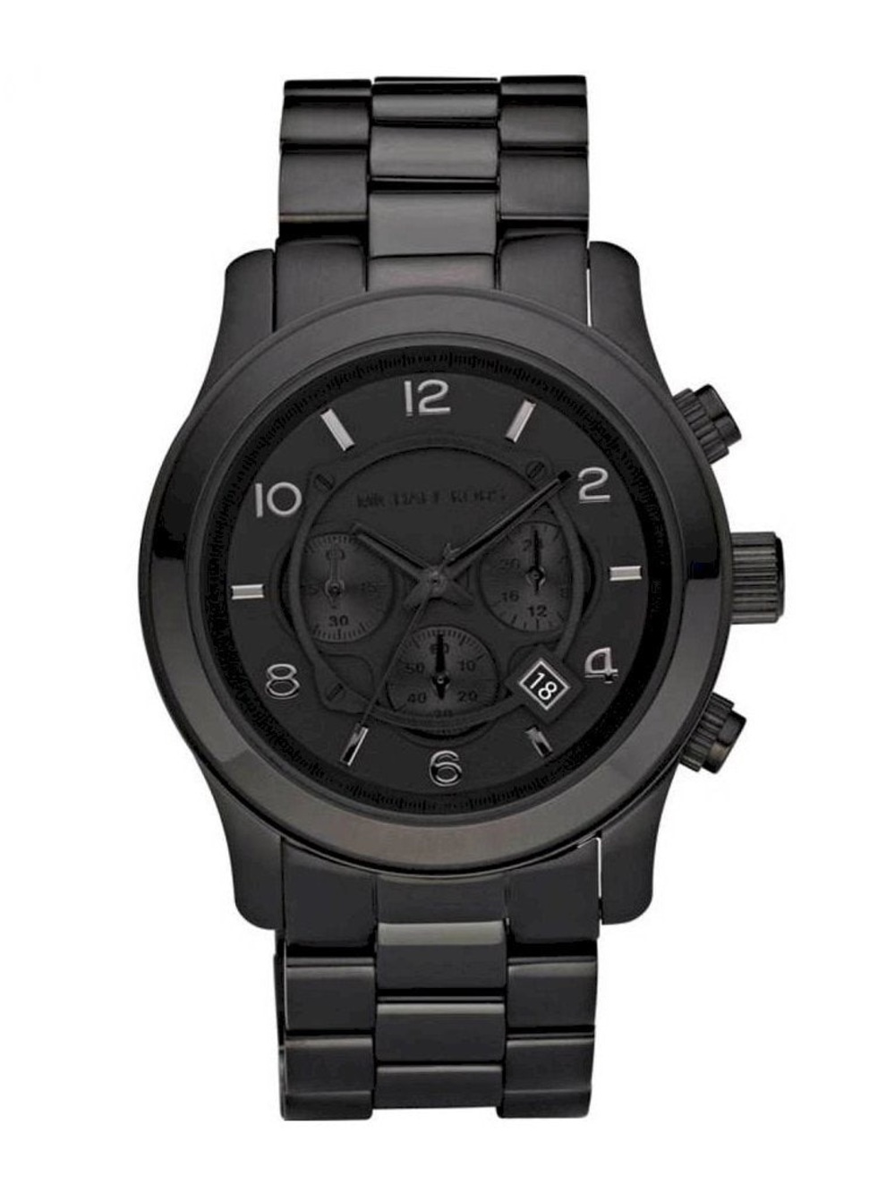 Michael Kors Black Men's Chronograph Bracelet Watch
